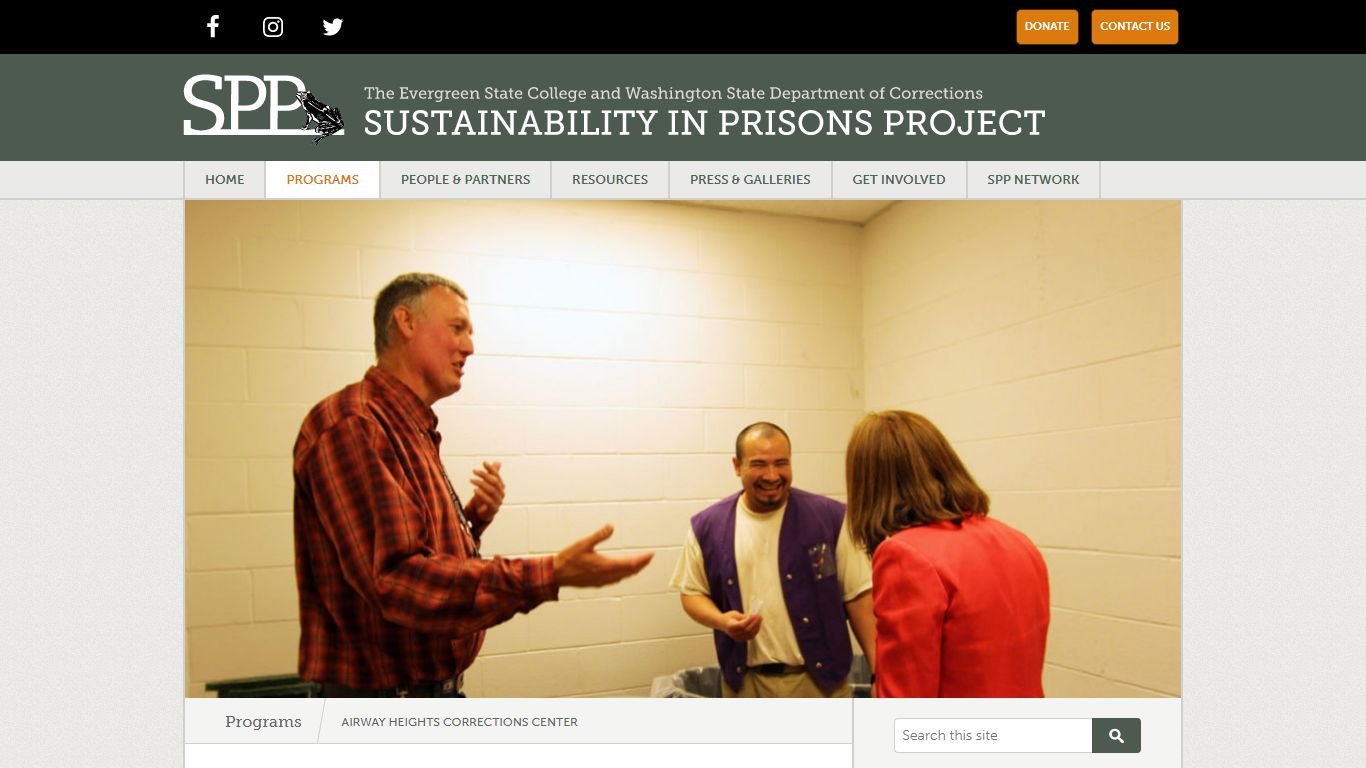 Airway Heights Corrections Center - Sustainability in Prisons Project